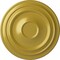 Ekena Millwork Traditional Ceiling Medallion (Fits Canopies up to 5 1/2"), 24 3/8"OD x 1 1/2"P, Rich Gold CM24TRRGS - alternate 1